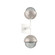 Cabochon Double Sconce (1289|IDB0093-02-WI-S-L3-BS)