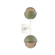 Cabochon Double Sconce (1289|IDB0093-02-WI-B-L3-GE)