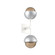 Cabochon Double Sconce (1289|IDB0093-02-WI-B-L3-CS)