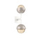 Cabochon Double Sconce (1289|IDB0093-02-WI-A-L3-BS)