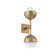 Cabochon Double Sconce (1289|IDB0093-02-NB-WL-L3-GB)