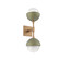 Cabochon Double Sconce (1289|IDB0093-02-NB-WL-L3-GE)
