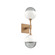 Cabochon Double Sconce (1289|IDB0093-02-NB-S-L3-WI)