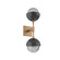 Cabochon Double Sconce (1289|IDB0093-02-NB-S-L3-MB)