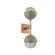 Cabochon Double Sconce (1289|IDB0093-02-NB-S-L3-GE)