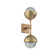 Cabochon Double Sconce (1289|IDB0093-02-NB-S-L3-GB)