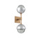 Cabochon Double Sconce (1289|IDB0093-02-NB-S-L3-CS)