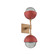 Cabochon Double Sconce (1289|IDB0093-02-NB-S-L1-RE)