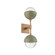 Cabochon Double Sconce (1289|IDB0093-02-NB-C-L3-GE)