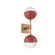 Cabochon Double Sconce (1289|IDB0093-02-NB-C-L1-RE)
