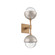 Cabochon Double Sconce (1289|IDB0093-02-NB-C-L1-BS)