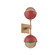 Cabochon Double Sconce (1289|IDB0093-02-NB-B-L3-RE)