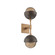Cabochon Double Sconce (1289|IDB0093-02-NB-B-L1-FB)
