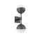 Cabochon Double Sconce (1289|IDB0093-02-MB-WL-L3-GP)