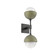 Cabochon Double Sconce (1289|IDB0093-02-MB-WL-L3-GE)