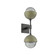 Cabochon Double Sconce (1289|IDB0093-02-MB-S-L3-GE)