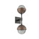 Cabochon Double Sconce (1289|IDB0093-02-MB-S-L3-BB)
