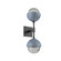 Cabochon Double Sconce (1289|IDB0093-02-MB-S-L1-BU)