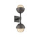 Cabochon Double Sconce (1289|IDB0093-02-MB-A-L3-GP)