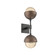 Cabochon Double Sconce (1289|IDB0093-02-MB-A-L1-BB)