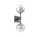 Cabochon Double Sconce (1289|IDB0093-02-GP-WL-L3-CS)