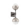 Cabochon Double Sconce (1289|IDB0093-02-GP-WL-L3-BS)
