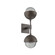 Cabochon Double Sconce (1289|IDB0093-02-GP-S-L3-FB)