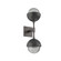 Cabochon Double Sconce (1289|IDB0093-02-GP-S-L1-MB)