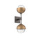 Cabochon Double Sconce (1289|IDB0093-02-GP-C-L3-NB)