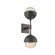 Cabochon Double Sconce (1289|IDB0093-02-GP-A-L1-MB)