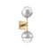 Cabochon Double Sconce (1289|IDB0093-02-GB-C-L1-CS)