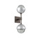 Cabochon Double Sconce (1289|IDB0093-02-FB-S-L3-CS)