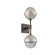 Cabochon Double Sconce (1289|IDB0093-02-FB-S-L3-BS)