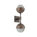 Cabochon Double Sconce (1289|IDB0093-02-FB-S-L3-BB)