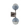 Cabochon Double Sconce (1289|IDB0093-02-FB-S-L1-BU)