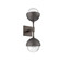 Cabochon Double Sconce (1289|IDB0093-02-FB-C-L1-GP)