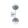 Cabochon Double Sconce (1289|IDB0093-02-CS-WL-L3-BU)