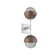 Cabochon Double Sconce (1289|IDB0093-02-CS-S-L3-BB)