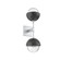 Cabochon Double Sconce (1289|IDB0093-02-CS-C-L3-MB)