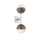 Cabochon Double Sconce (1289|IDB0093-02-CS-C-L3-BB)
