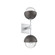 Cabochon Double Sconce (1289|IDB0093-02-CS-C-L1-GP)