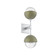 Cabochon Double Sconce (1289|IDB0093-02-CS-C-L1-GE)