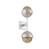 Cabochon Double Sconce (1289|IDB0093-02-CS-B-L1-BS)