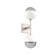 Cabochon Double Sconce (1289|IDB0093-02-BS-S-L3-WI)