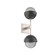 Cabochon Double Sconce (1289|IDB0093-02-BS-S-L1-MB)