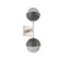 Cabochon Double Sconce (1289|IDB0093-02-BS-S-L1-GP)
