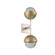 Cabochon Double Sconce (1289|IDB0093-02-BS-S-L1-GB)