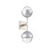 Cabochon Double Sconce (1289|IDB0093-02-BS-C-L3-CS)