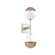 Cabochon Double Sconce (1289|IDB0093-02-BS-B-L3-WI)