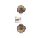 Cabochon Double Sconce (1289|IDB0093-02-BS-B-L1-BB)